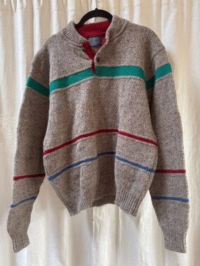 Vintage Men's Pendleton Heathered Wool Sweater